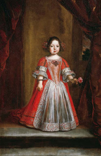 Anna Maria Luisa gyerekkorában 