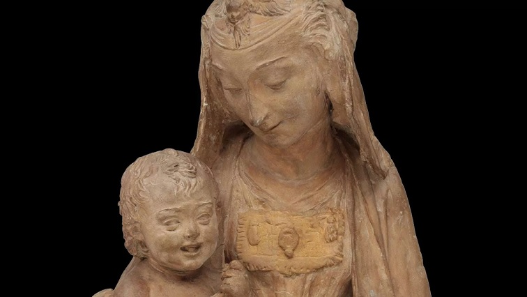 Leonardo: Szűz Mária a nevető Jézussal 