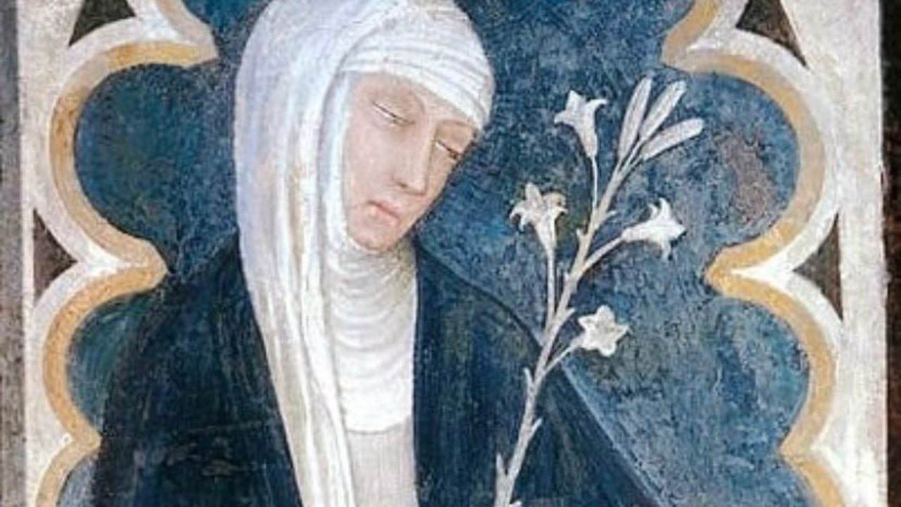 Sienai Szent Katalin arcképe