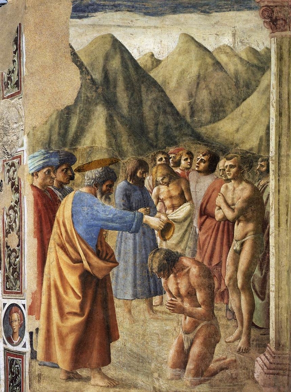 Masaccio: A neofiták keresztelése
