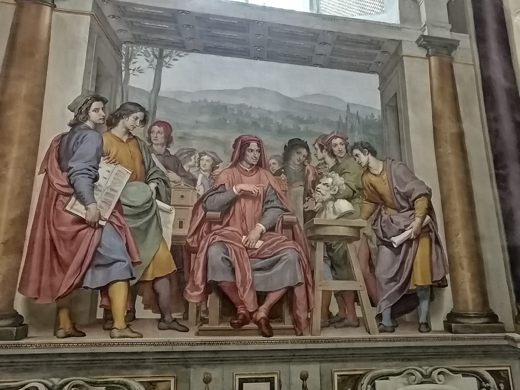 Lorenzo Medici a művészeivel 